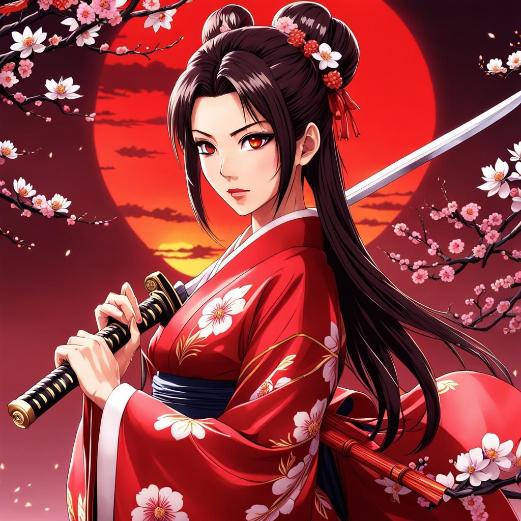 Yakuza princess - AI Generated Artwork - NightCafe Creator