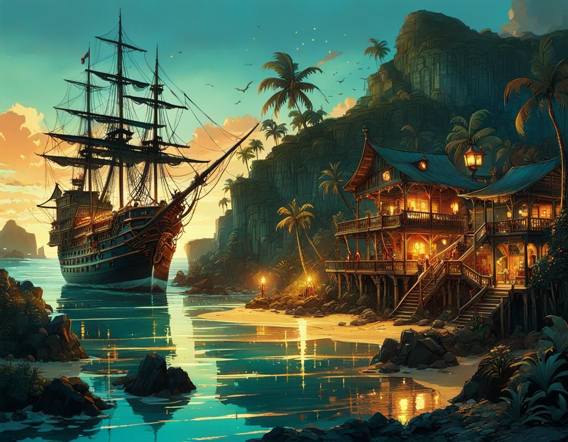 Pirate's  Cove  by @Imaginarium