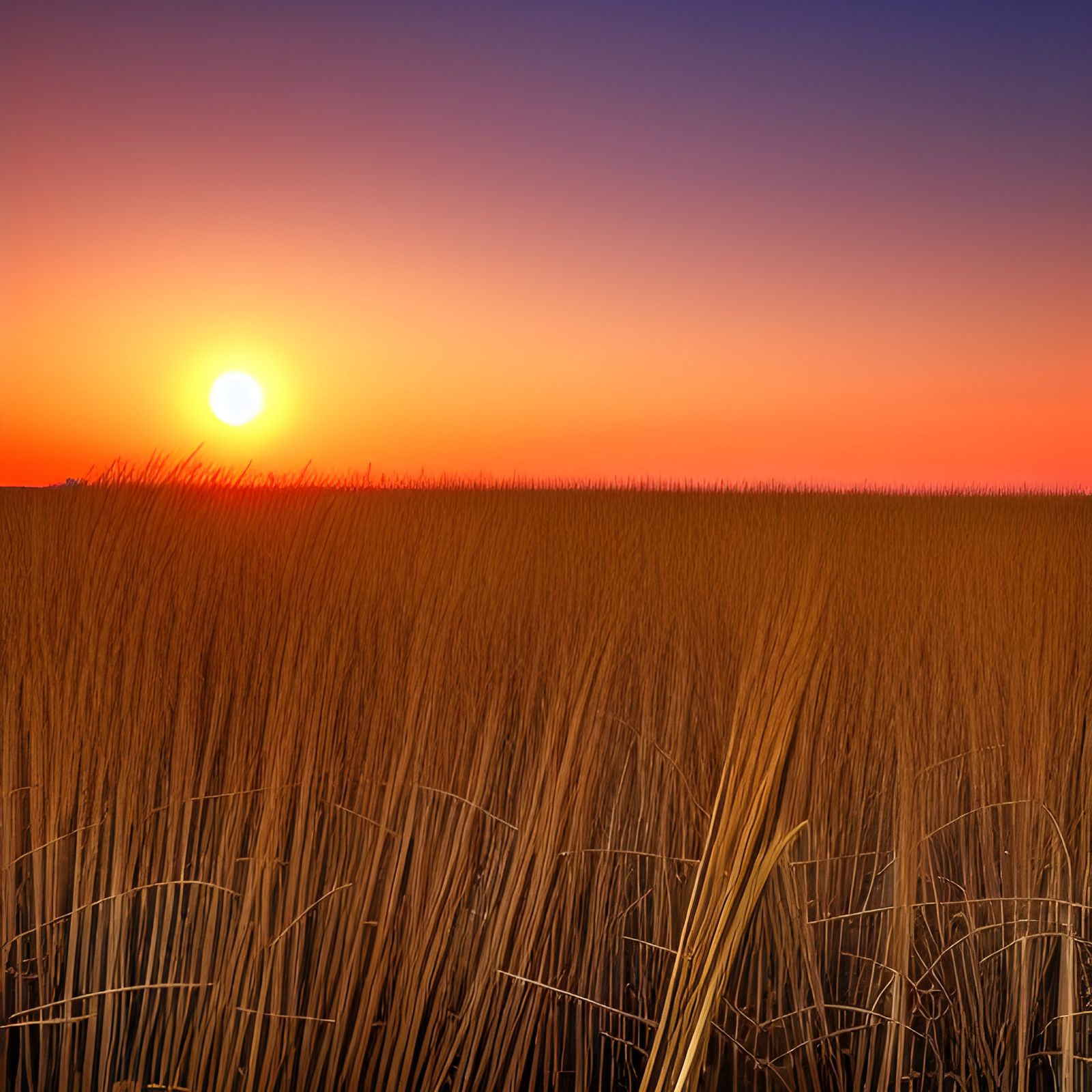 Field of Reeds - AI Generated Artwork - NightCafe Creator