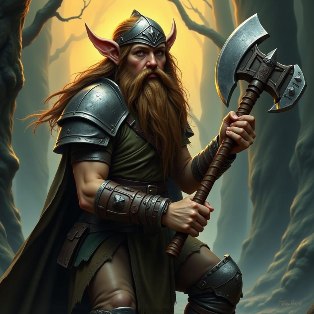  <lora:Dwarven:1.0>female dwarf