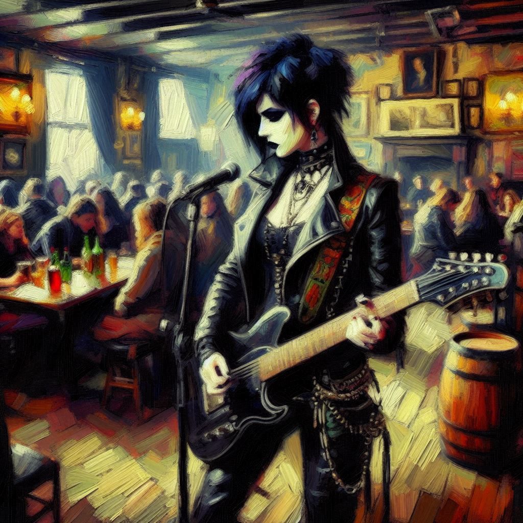 Goth Metal at the Open Mic