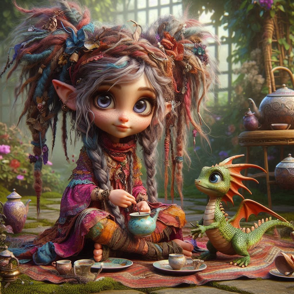 Tea Time with Buddy Dragons