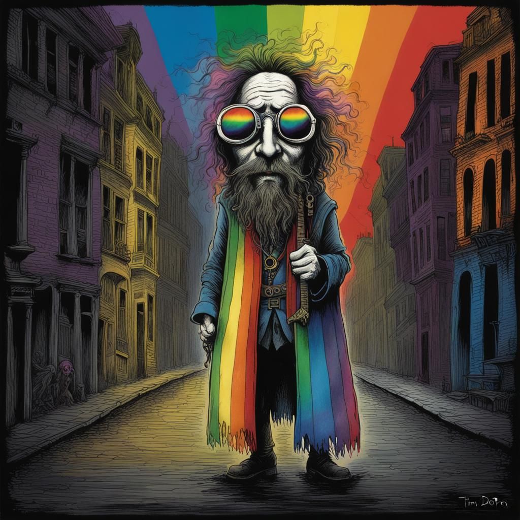 Lonesome Hippie - Tribute to @chap  by @Ms Art