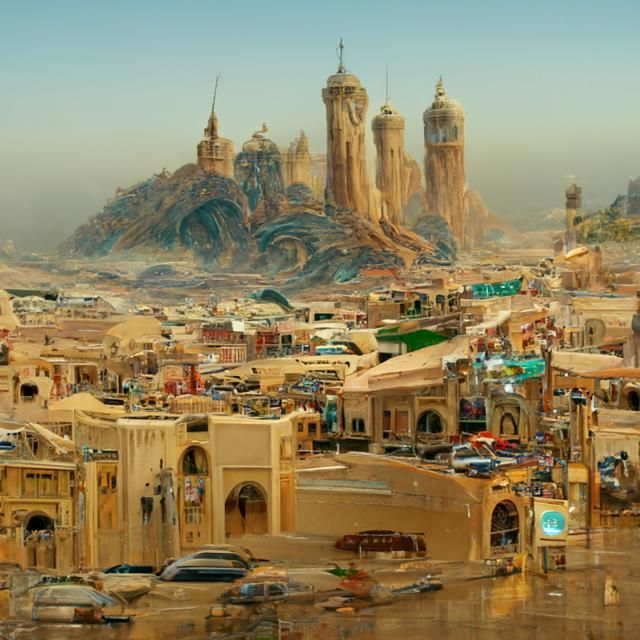 Saudi Arabian Town