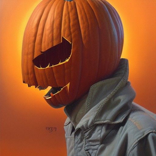 Pumpkin Head Man