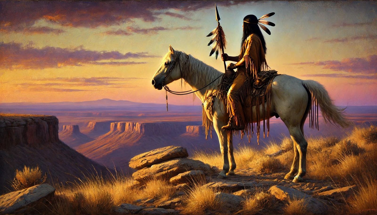 "Sentinel of the Canyon Sunset"