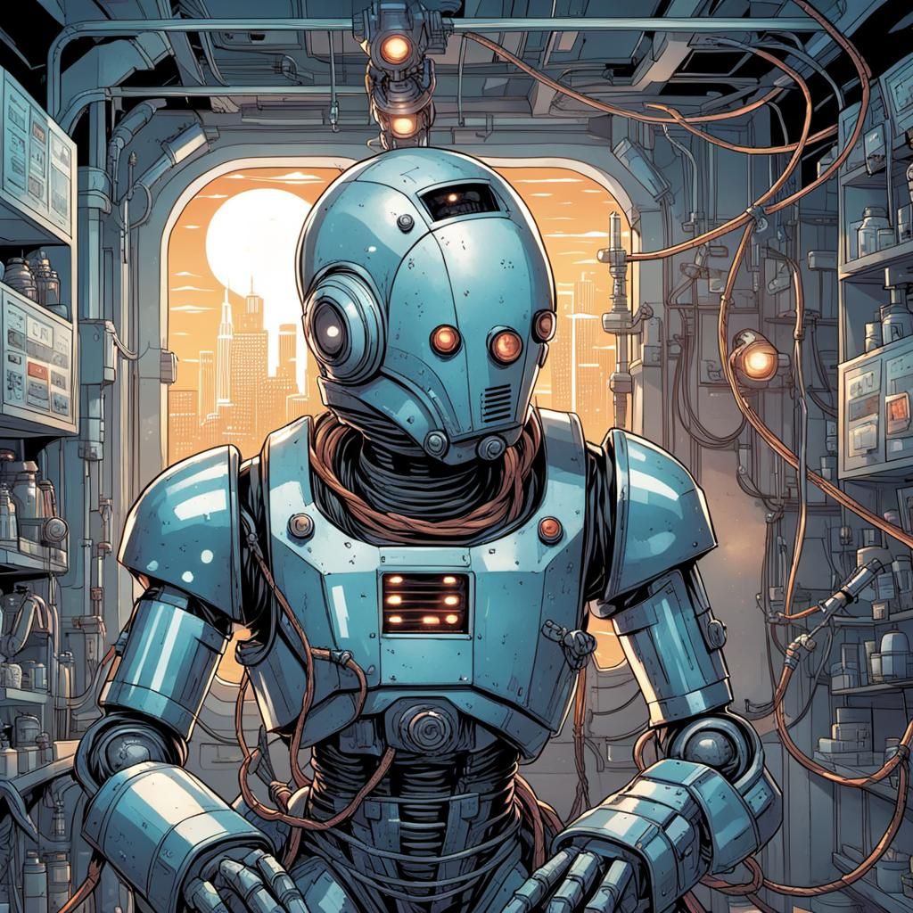 Droid and Creator: Comic Book Romance
