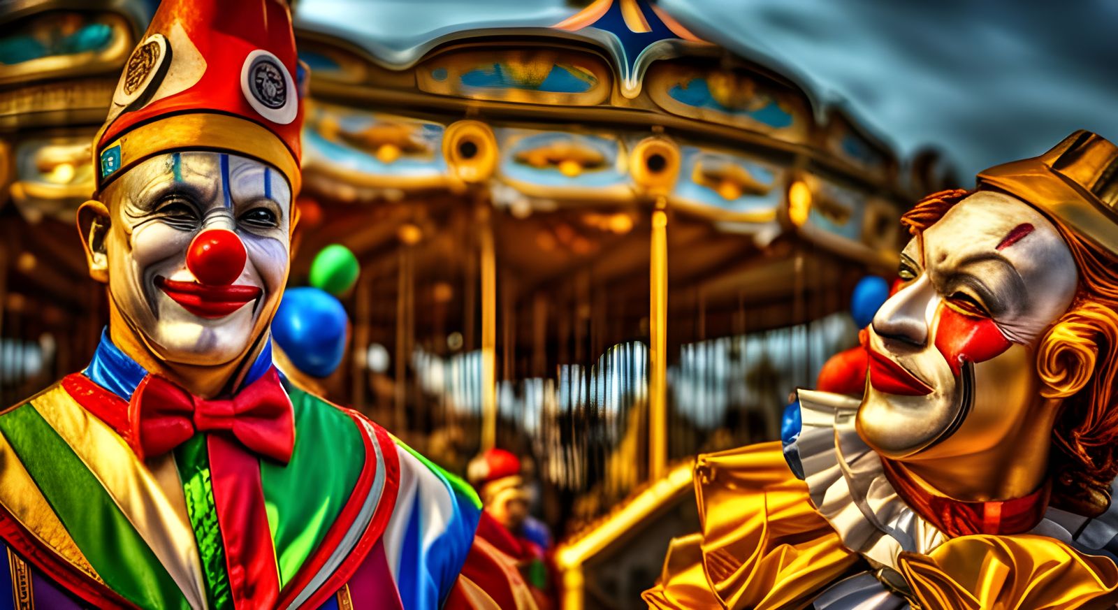 Clowns 🤡 - AI Generated Artwork - NightCafe Creator