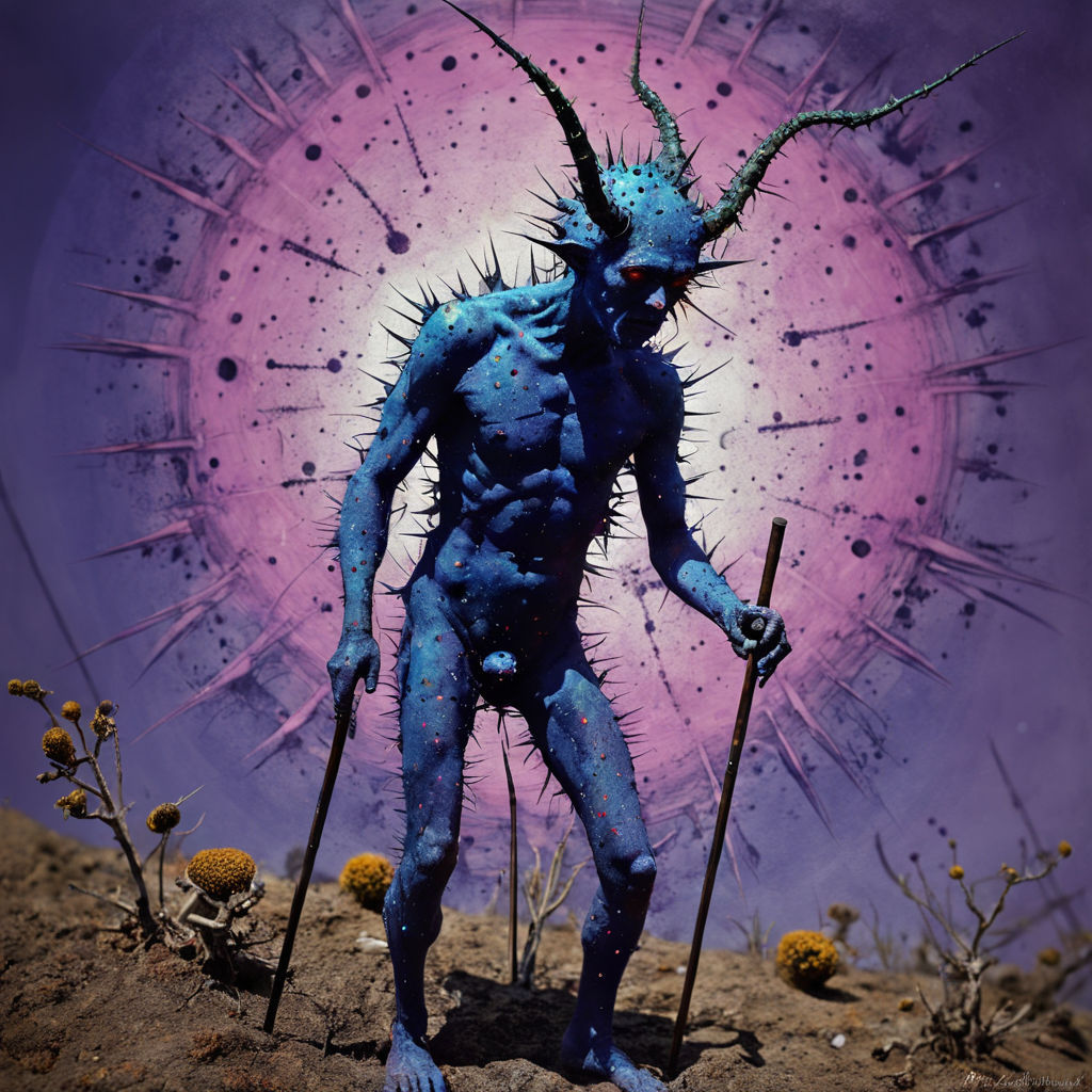 Chromaflux and Fragmentalism art''devils walking stick''