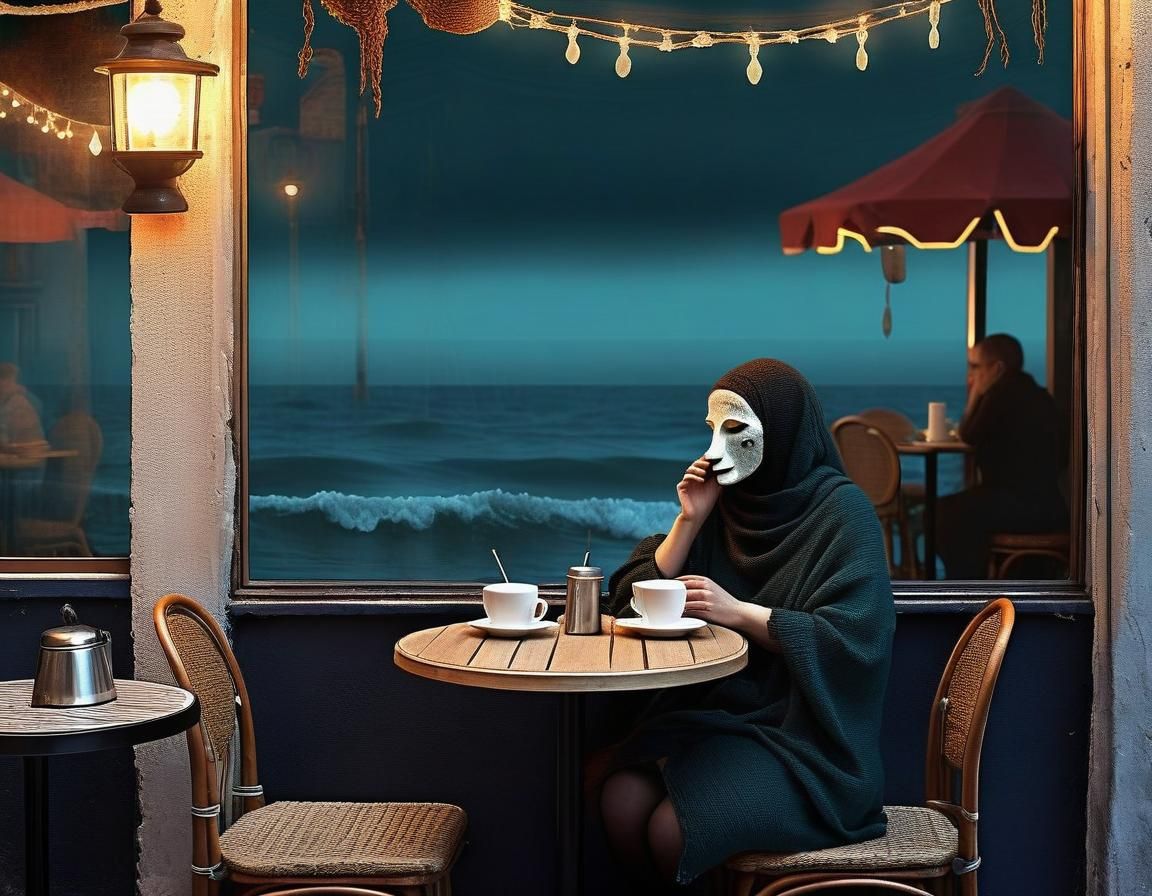 Anthropomorphic Cedilla Hearing the Sound of the Sea Breathi...