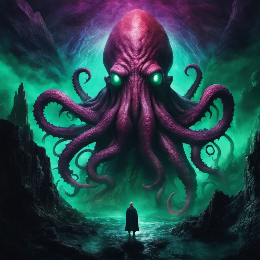 Cthulu's Realm - AI Generated Artwork - NightCafe Creator