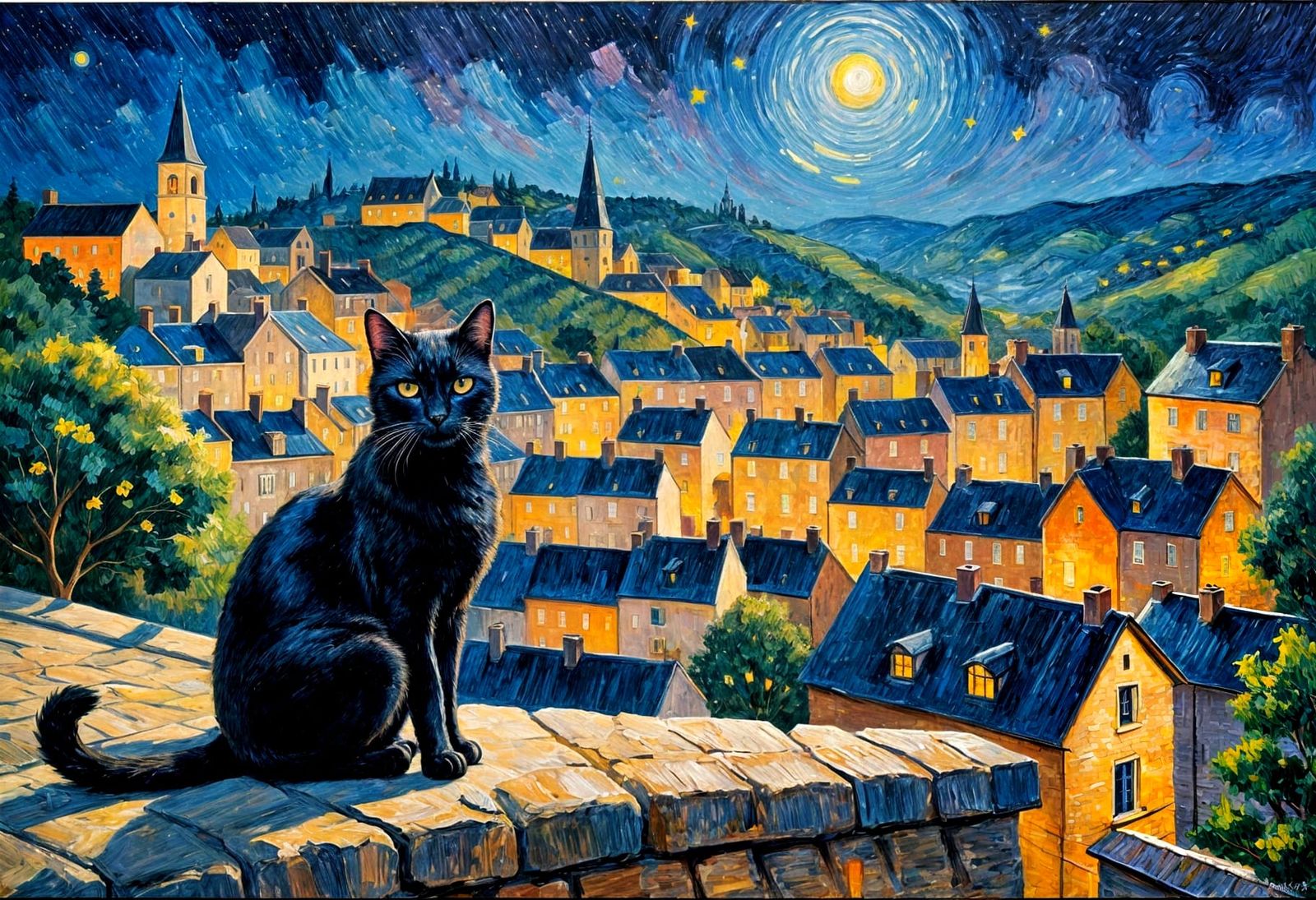 Moonlight Watch  by @Dabbler