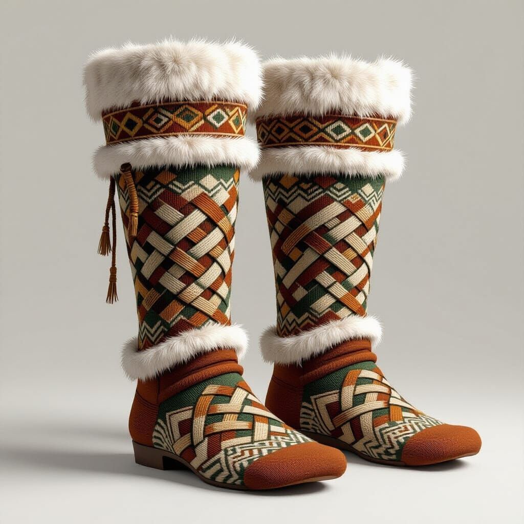 Socks that are designed to look like Viking boots  by @MisterSir