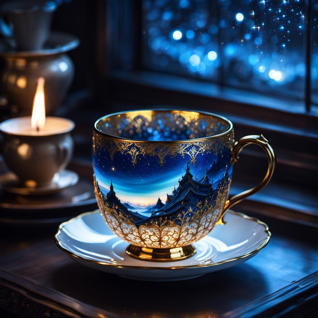 Tea cup  by @Marty