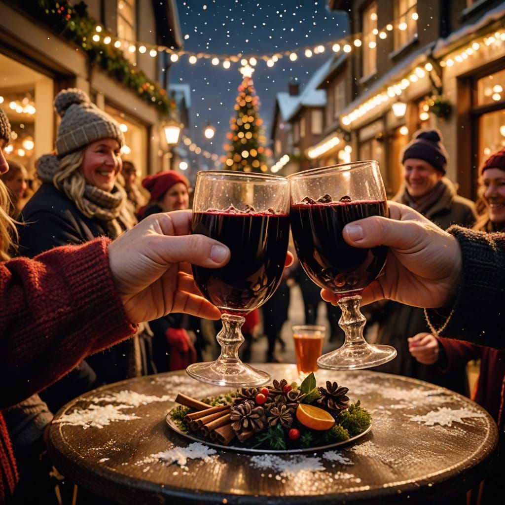 Christmas Eve tradition: Mulled wine with friends   by @TravellerUK