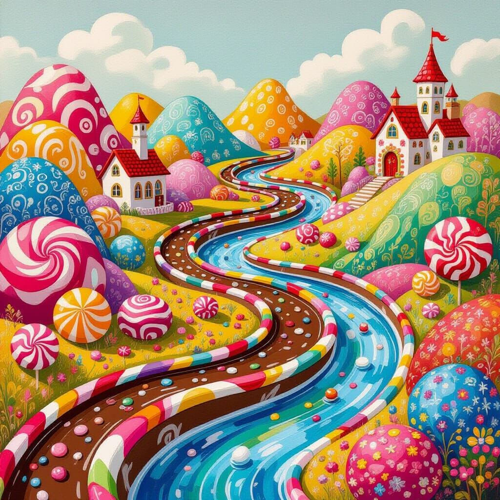 Candy World  by @Soralba