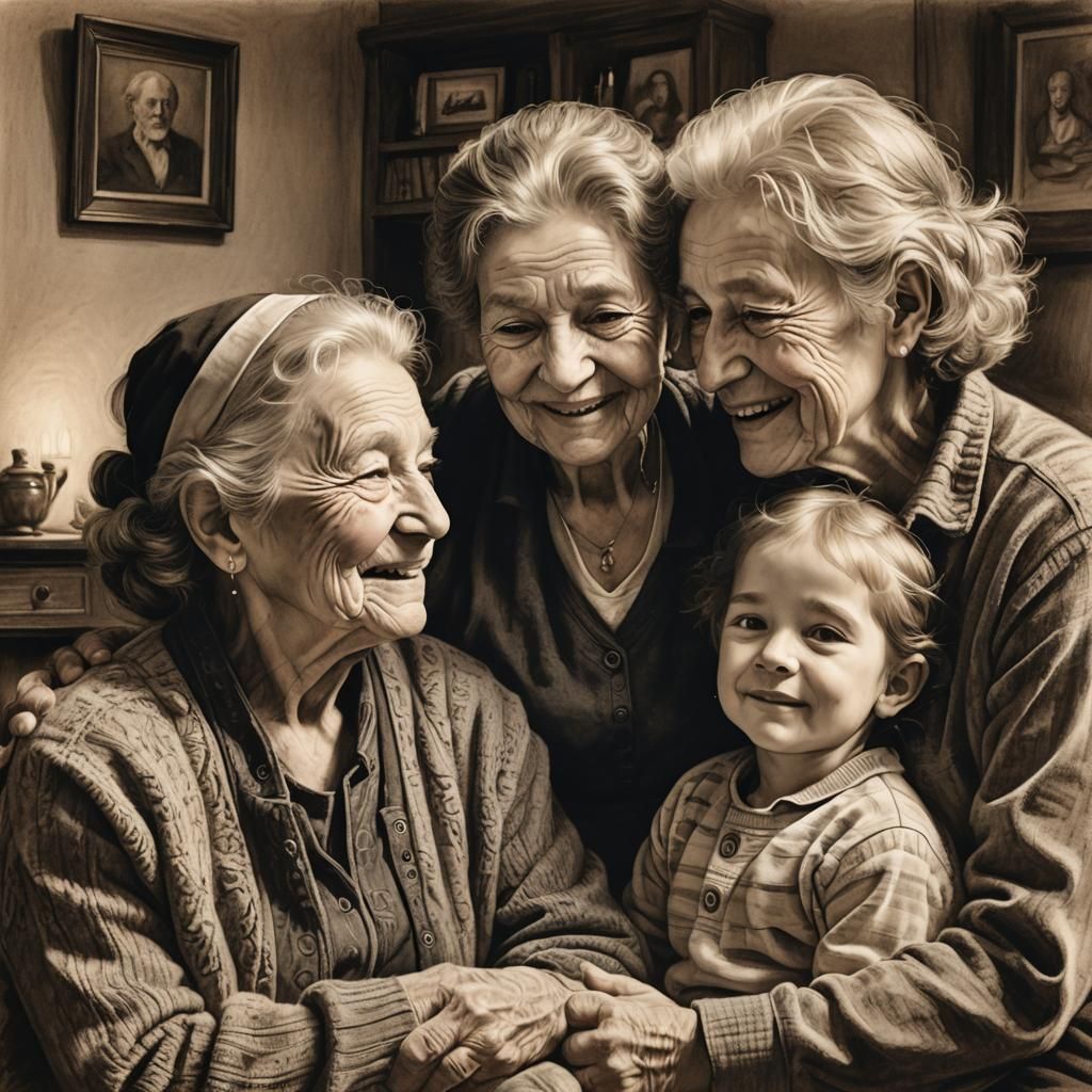 Family Embrace  by @Heleanna