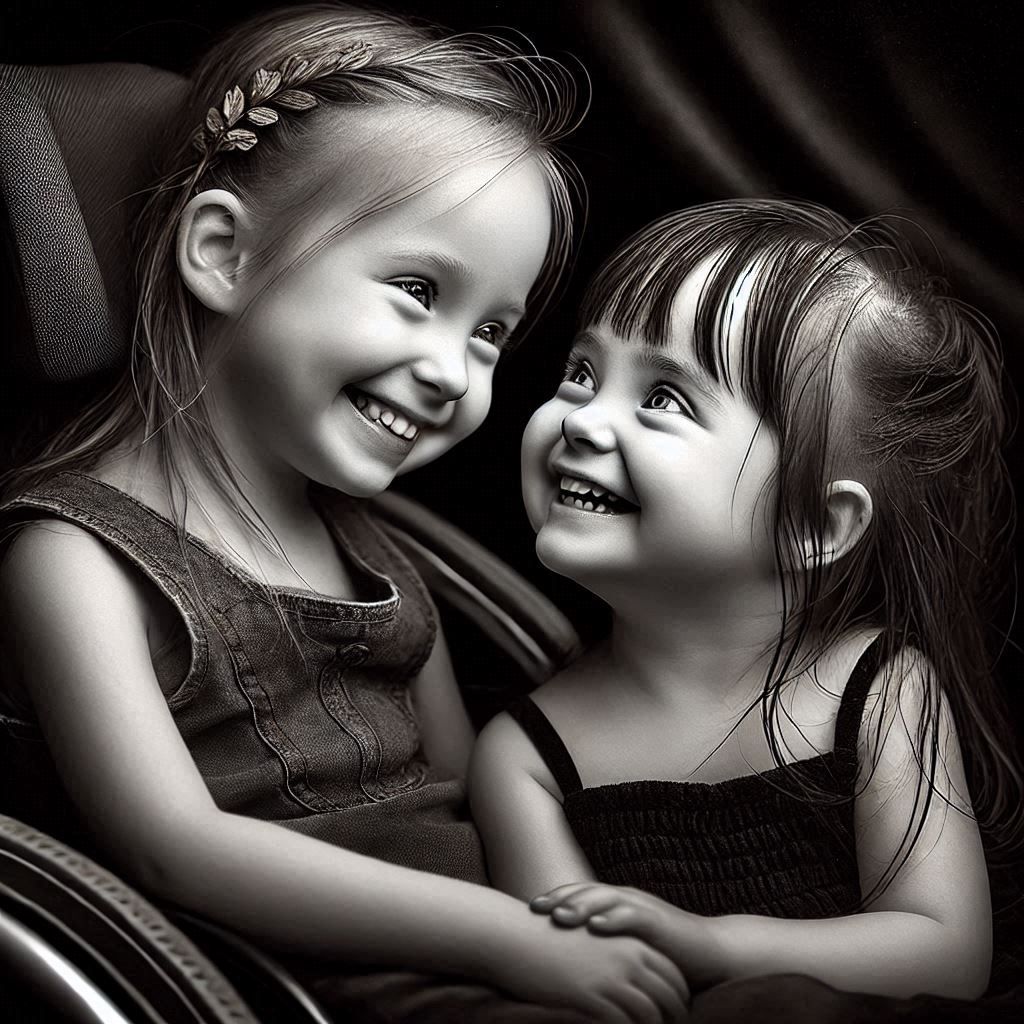 Friendship stronger than handicaps.