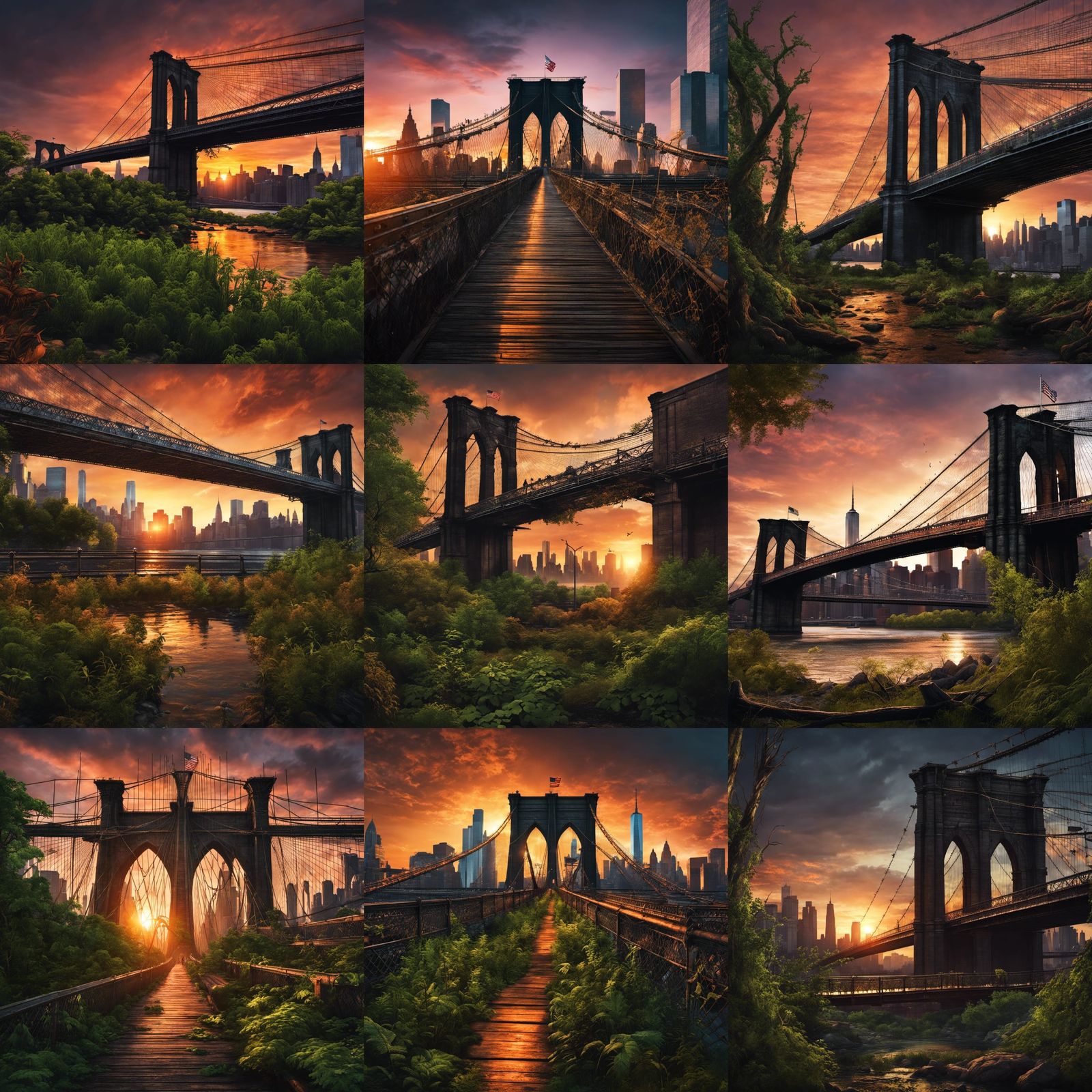 Post-Apocalyptic Brooklyn Bridge