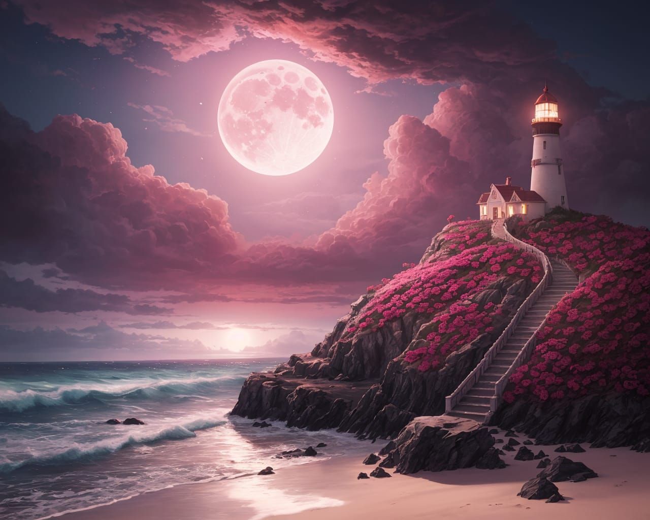 Romantic lighthouse V