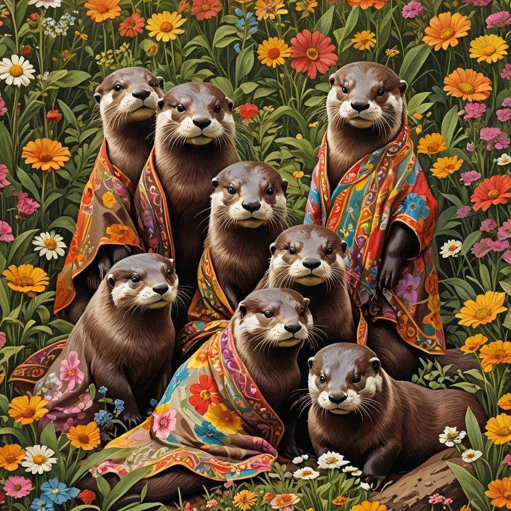 Otters at Woodstock