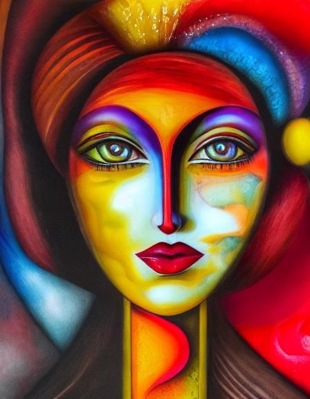 Sally - Cubism in SD1.5