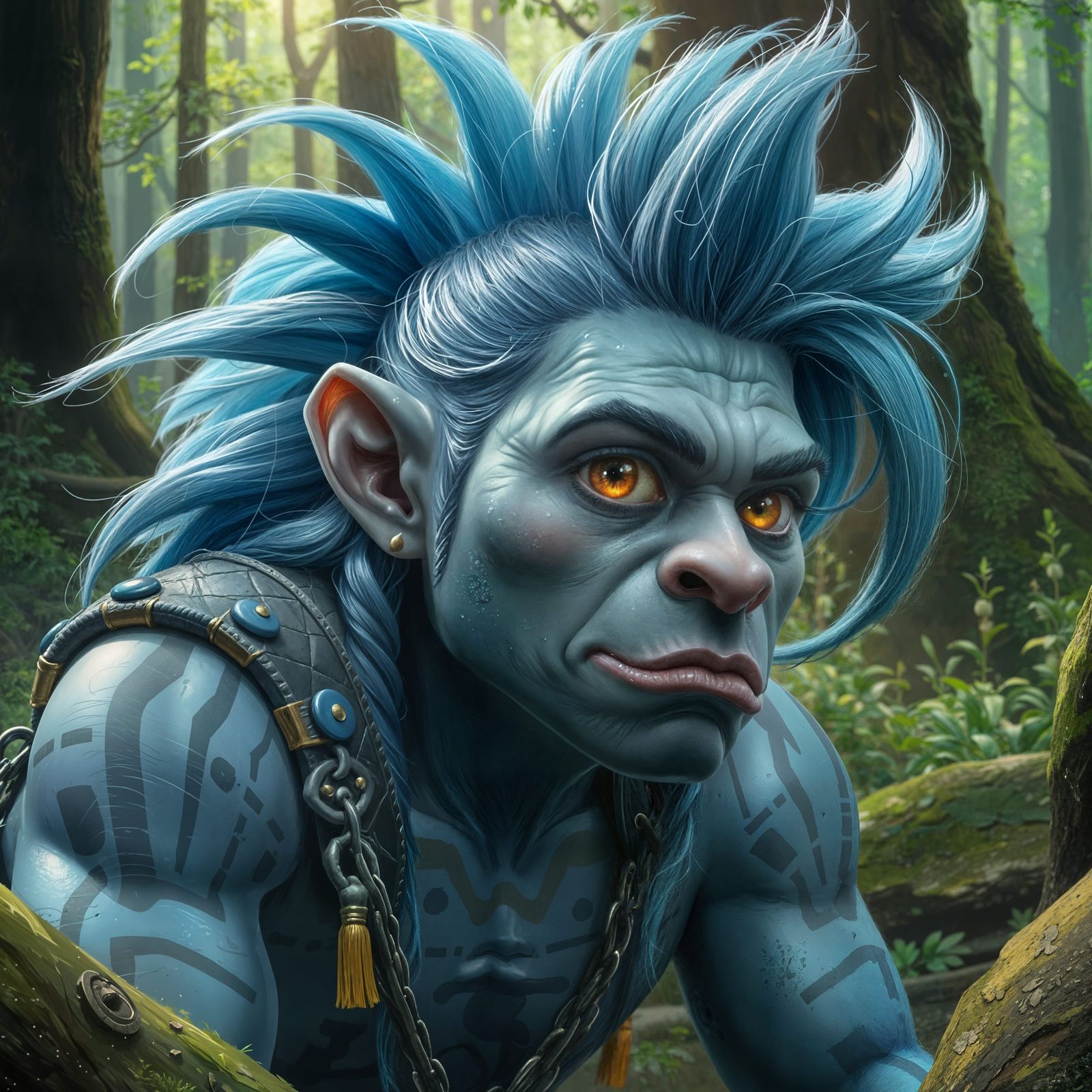 Even Trolls get the Blues  by @Farmer Gill