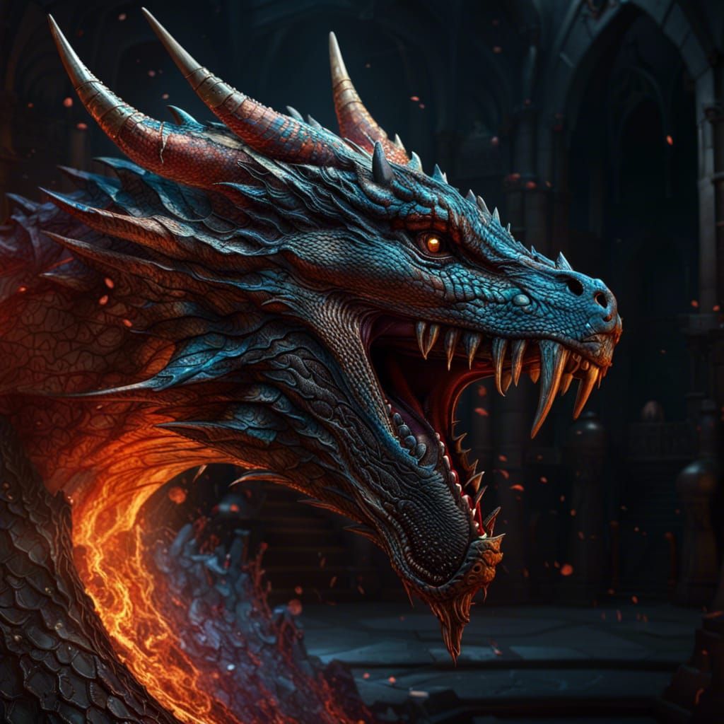 Balerion the nightmare - AI Generated Artwork - NightCafe Creator