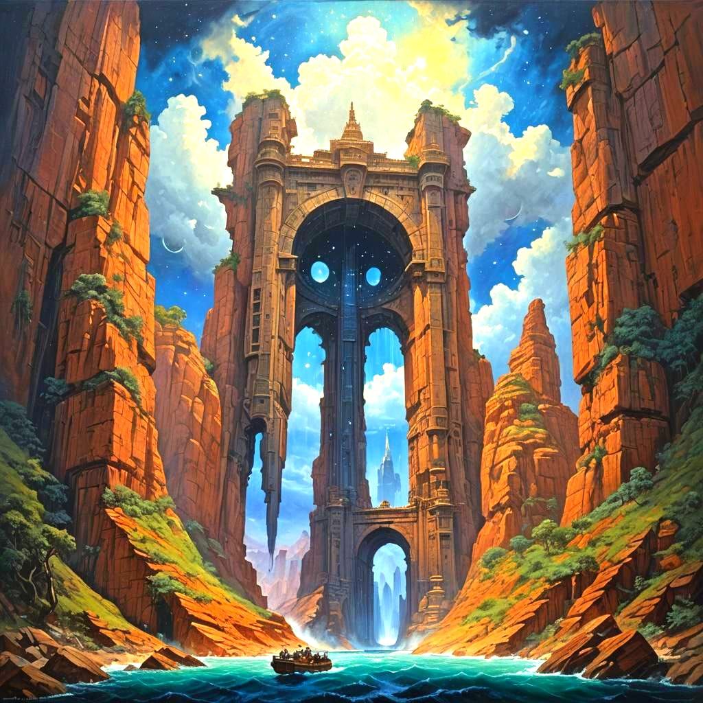 the ultimate gigantic gateway to the unknown beyond.