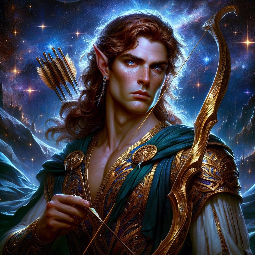 Elvish Archer - AI Generated Artwork - NightCafe Creator