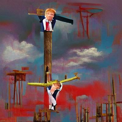 Trump crucifixion