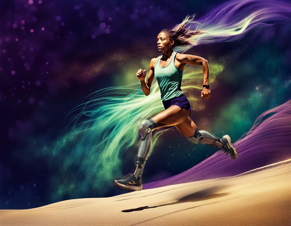 Space sprint abstract  by @Shlucky