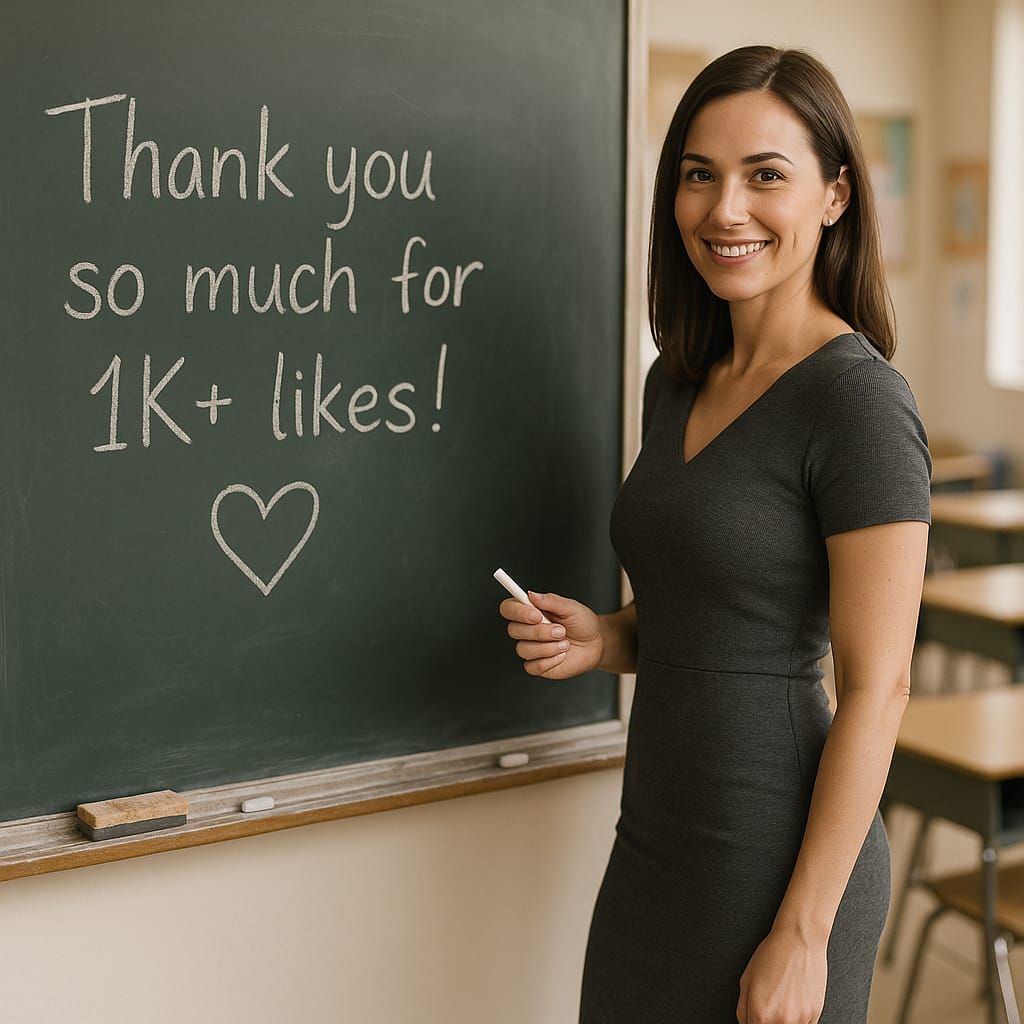 Thank you so much for 1K+ Likes!