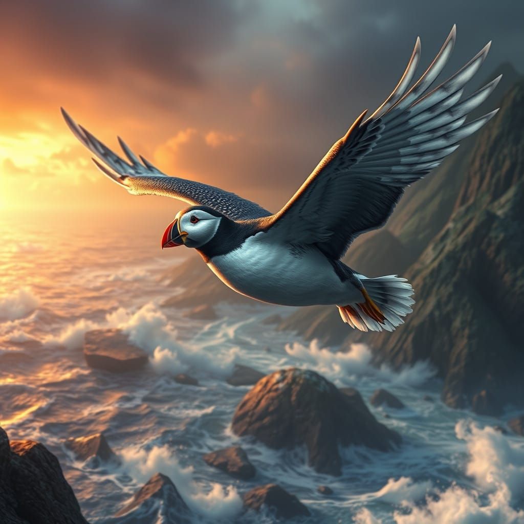 Fantasy Puffin  by @Anna Kendrick fan