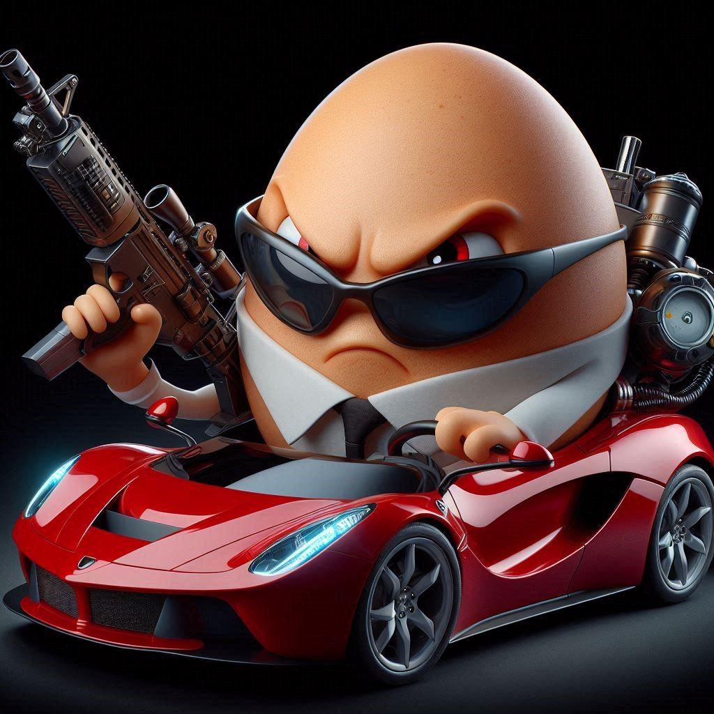 James Bond Angry Egg