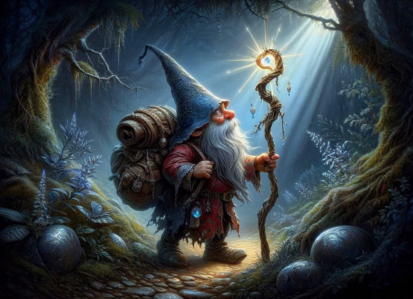 Gnome the explorer
