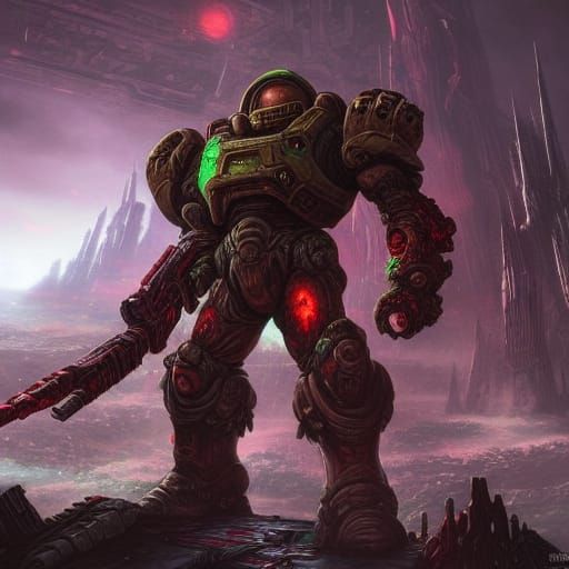 Attention all personnel, the doom slayer has been corrupted....
