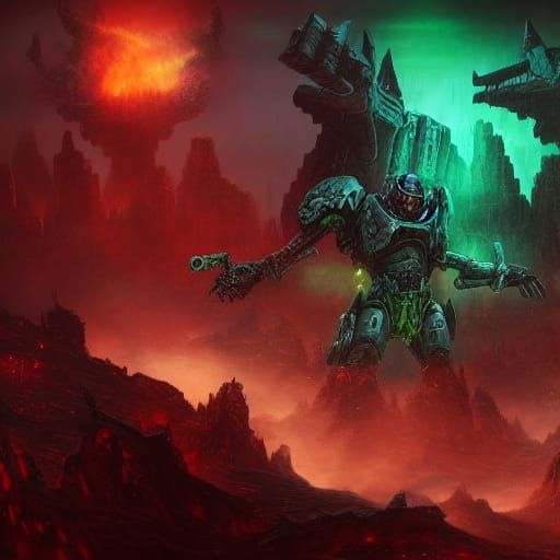 Attention all personnel, the doom slayer has been corrupted....