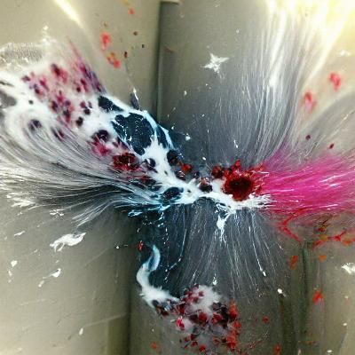 voluminous waterfall splatter