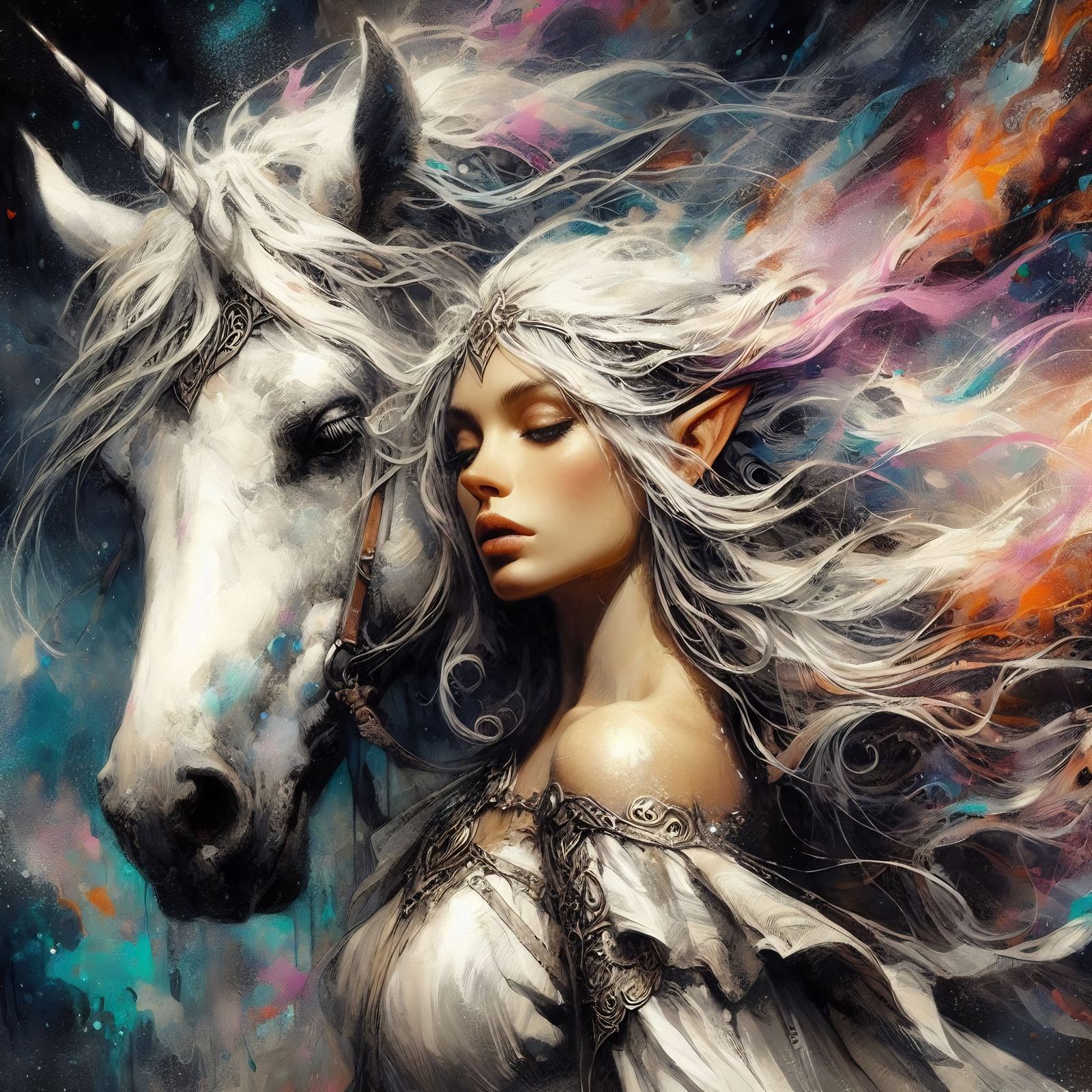 The Sundari Elf and the Unicorn