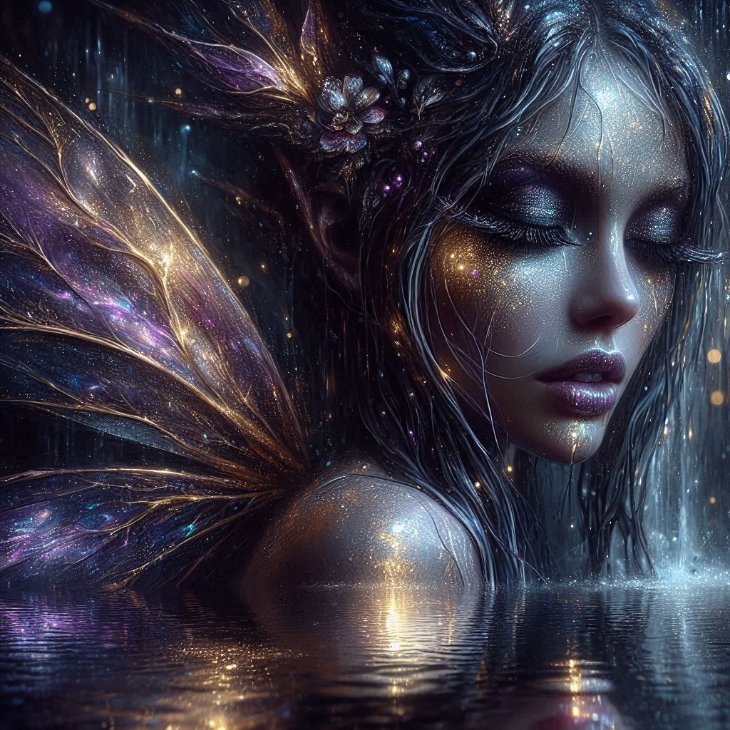 Mythical fairy portrait
