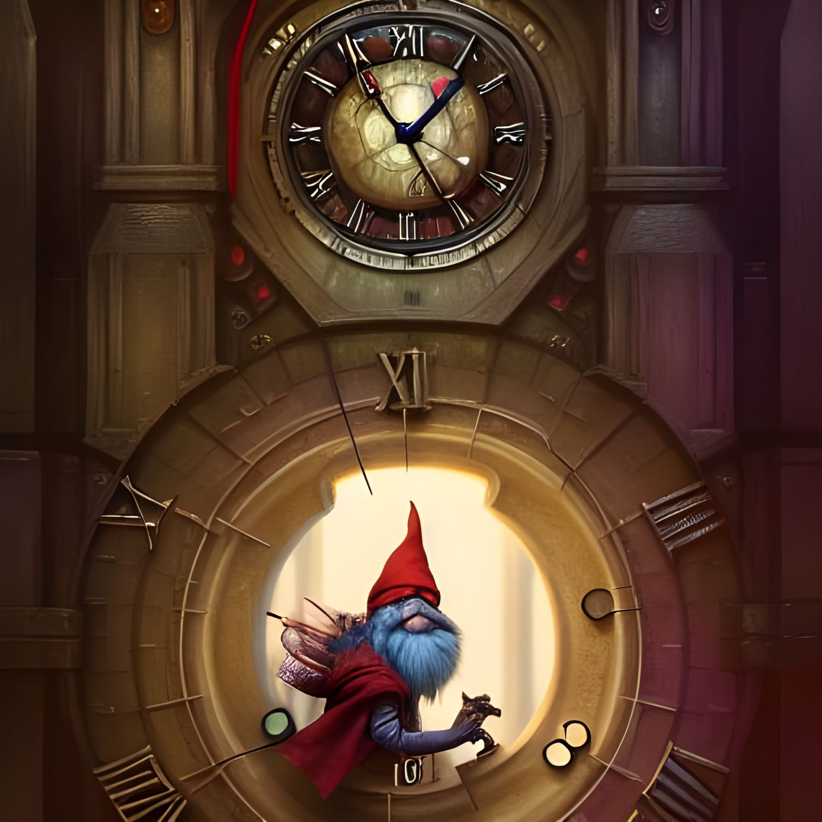 The Clock Keeper AI Generated Artwork NightCafe Creator