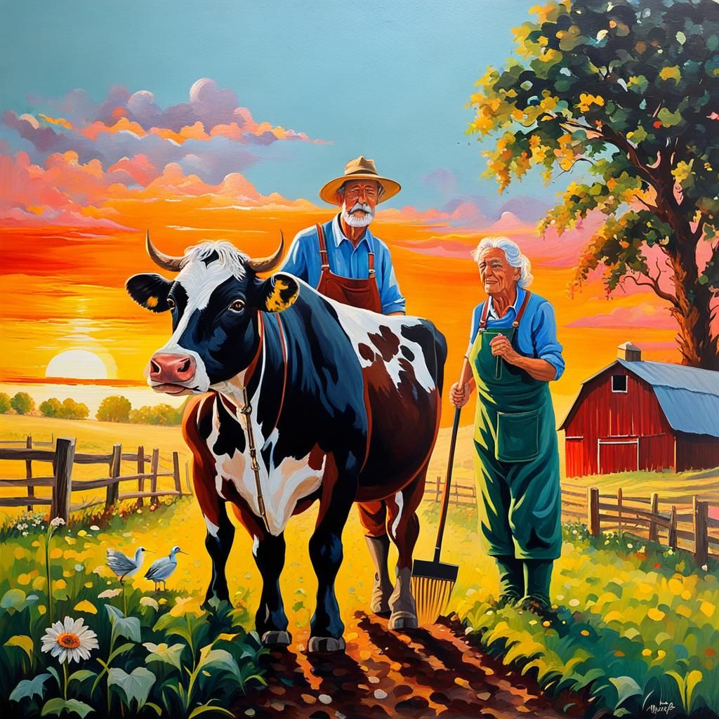 Farmer Couple AI Generated Artwork NightCafe Creator AxK1nYMwn2yoQDDjOtsz 1 Zgfhn