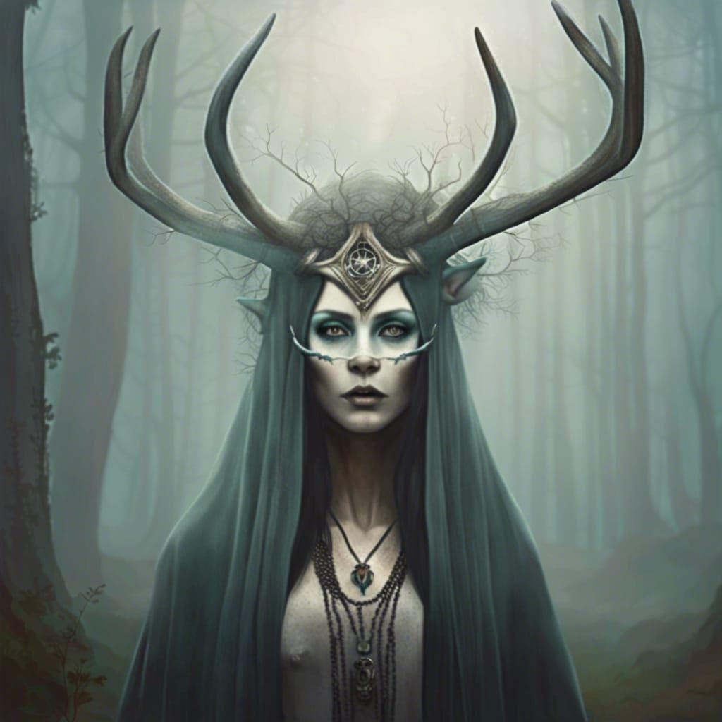 Forest Witch - AI Generated Artwork - NightCafe Creator