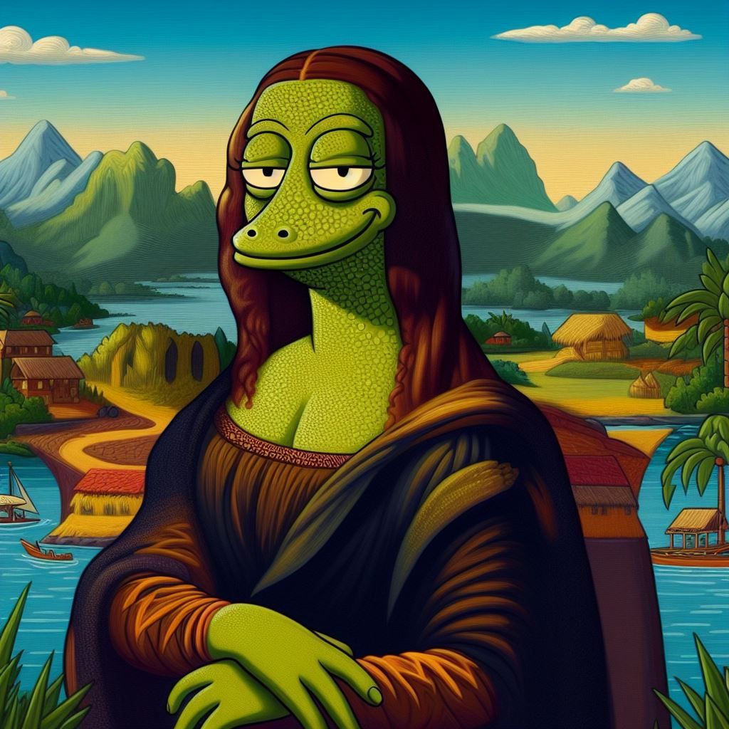 Moana Lizard Simpson