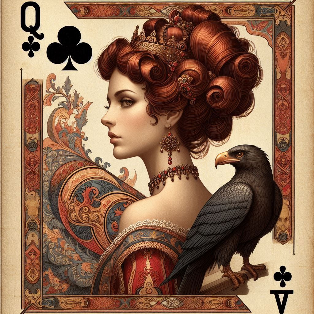 Queen Isabella - Queen of Clubs v.4