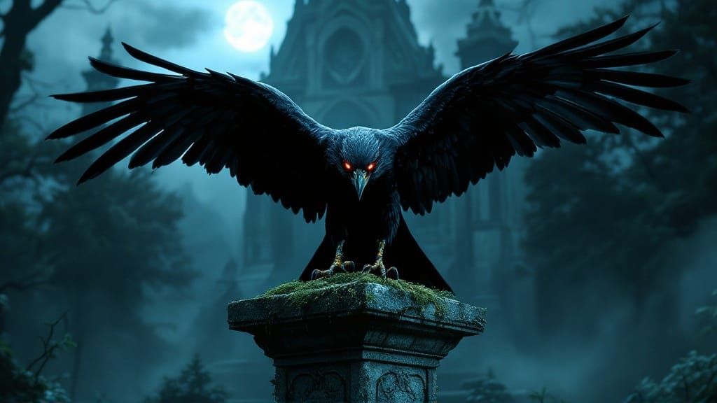 Falcon Guarding the Dead  by @Talon