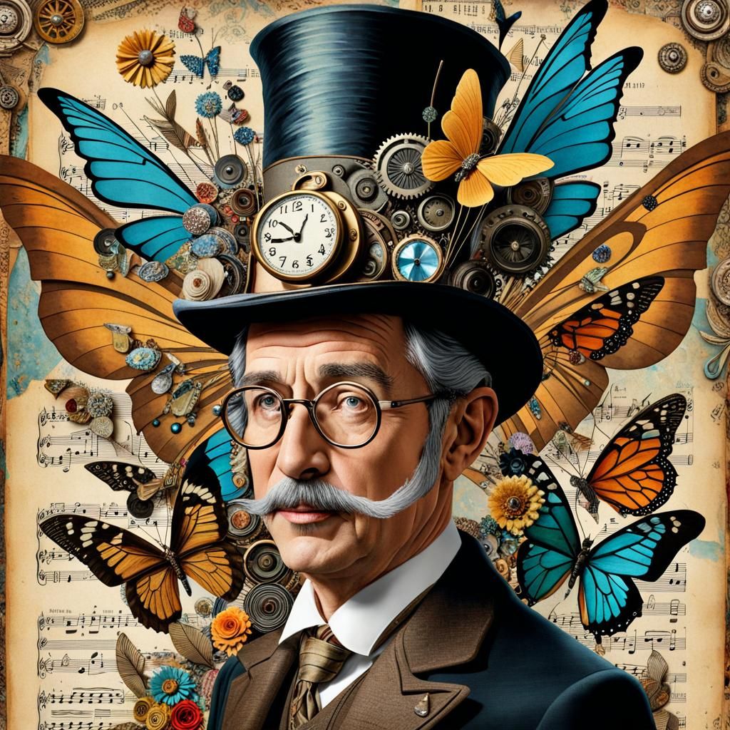 The Butterfly Composer   by @Clive