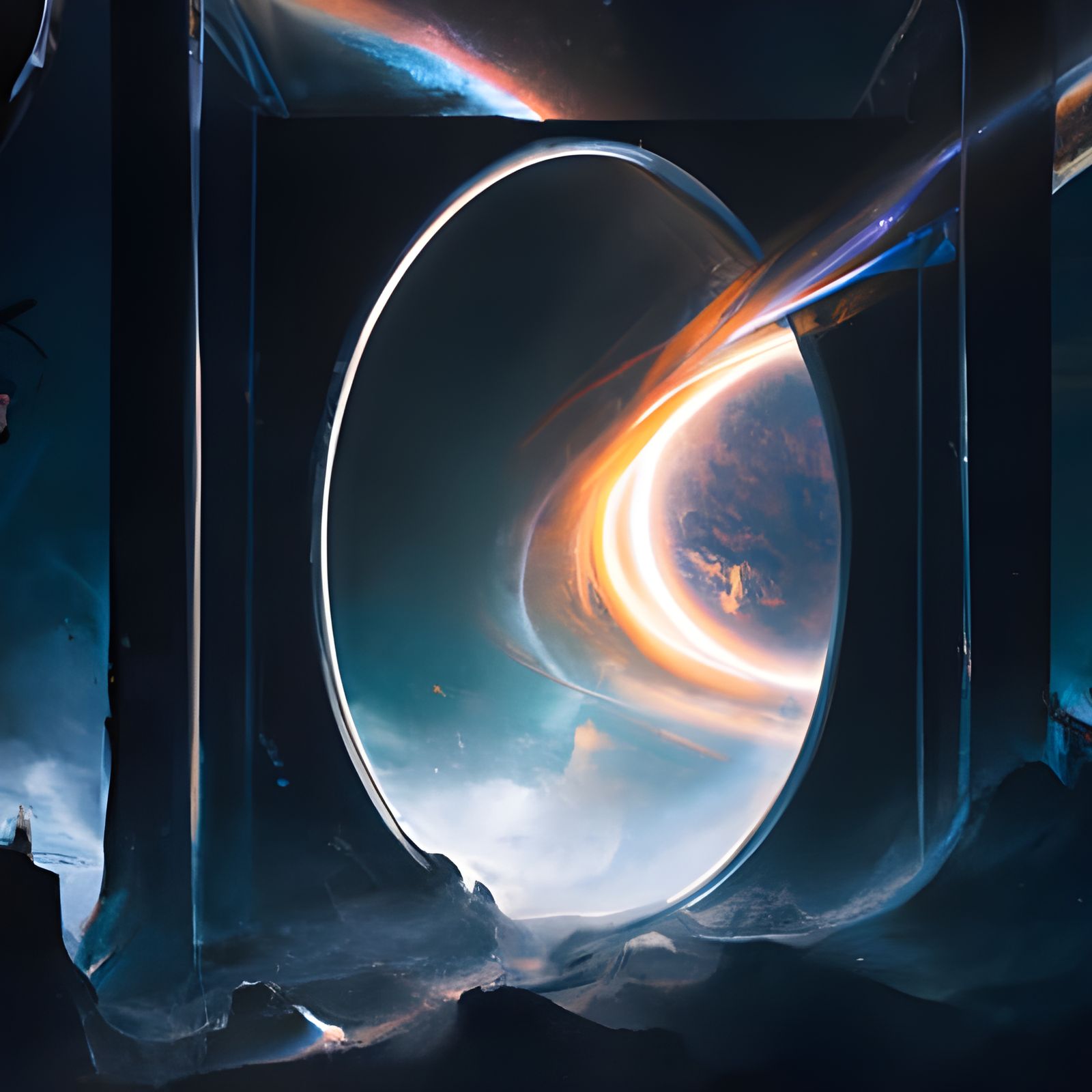 The end of space  by @Persephone Black