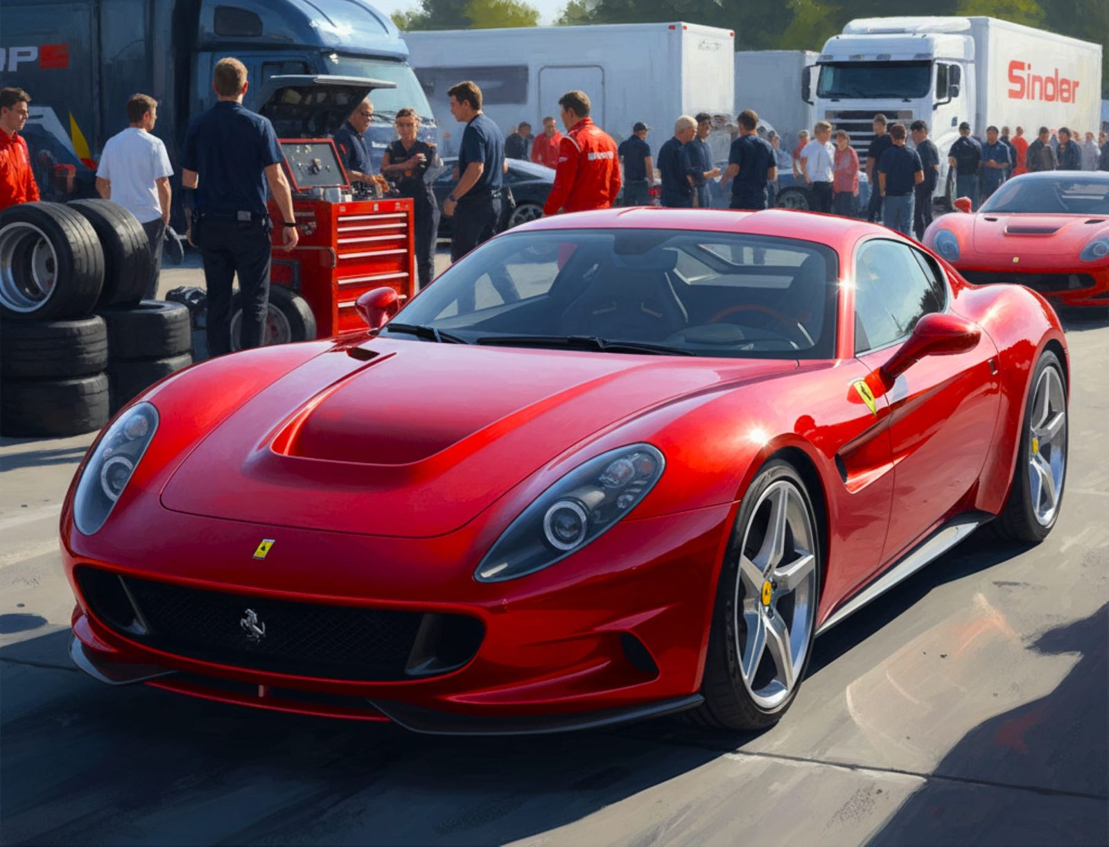 Ferrari GT Lusso Revival Design Study